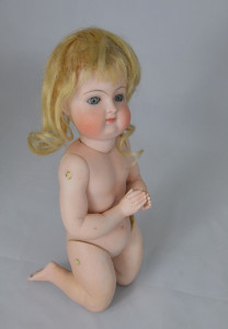 Kneeling Kestner All-Bisque Doll, circa 1880